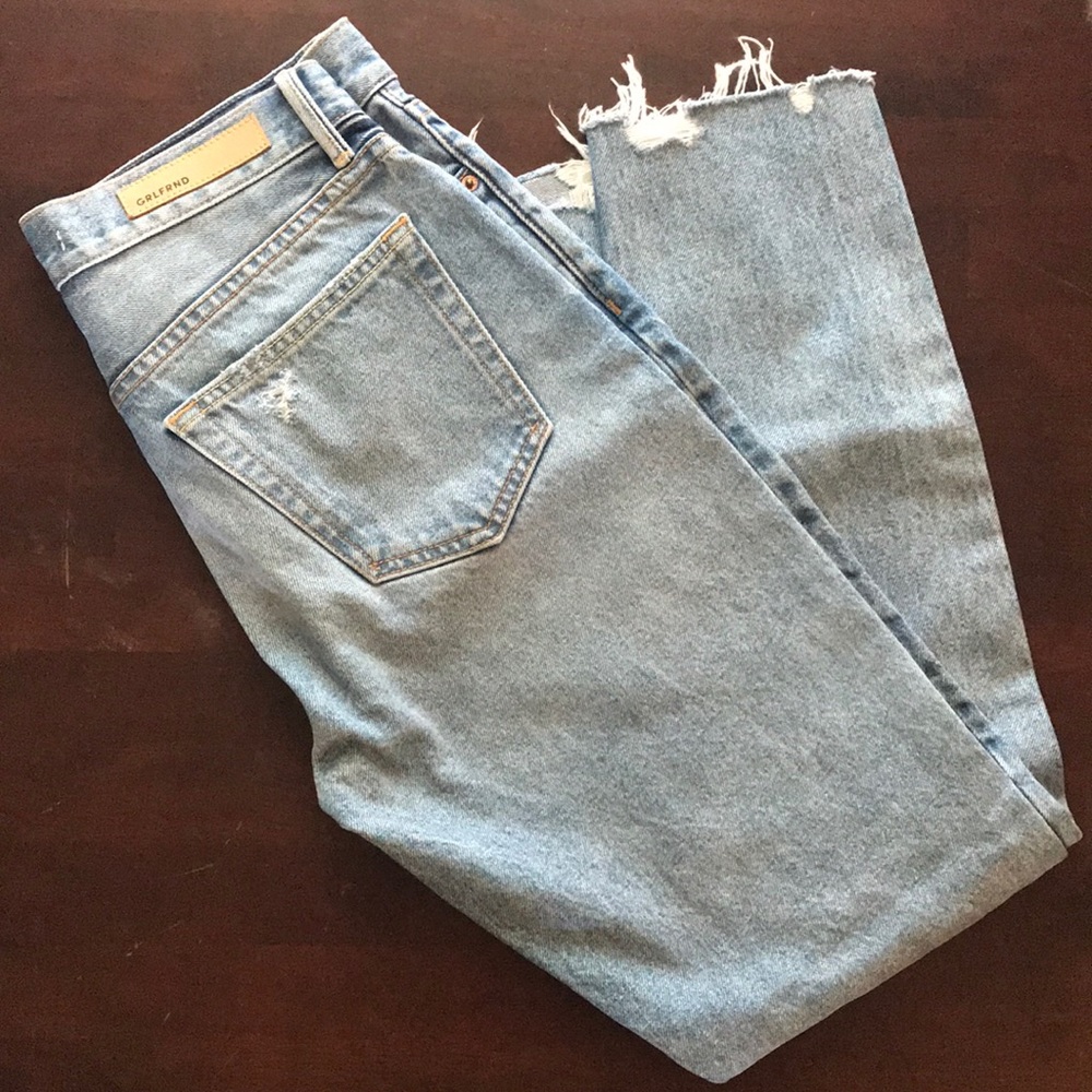 GRLFRND Karolina distressed jeans